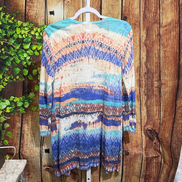 Ruby Rd. Lightweight Open Front Cardigan Size PL - Picture 3 of 3